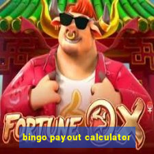 bingo payout calculator